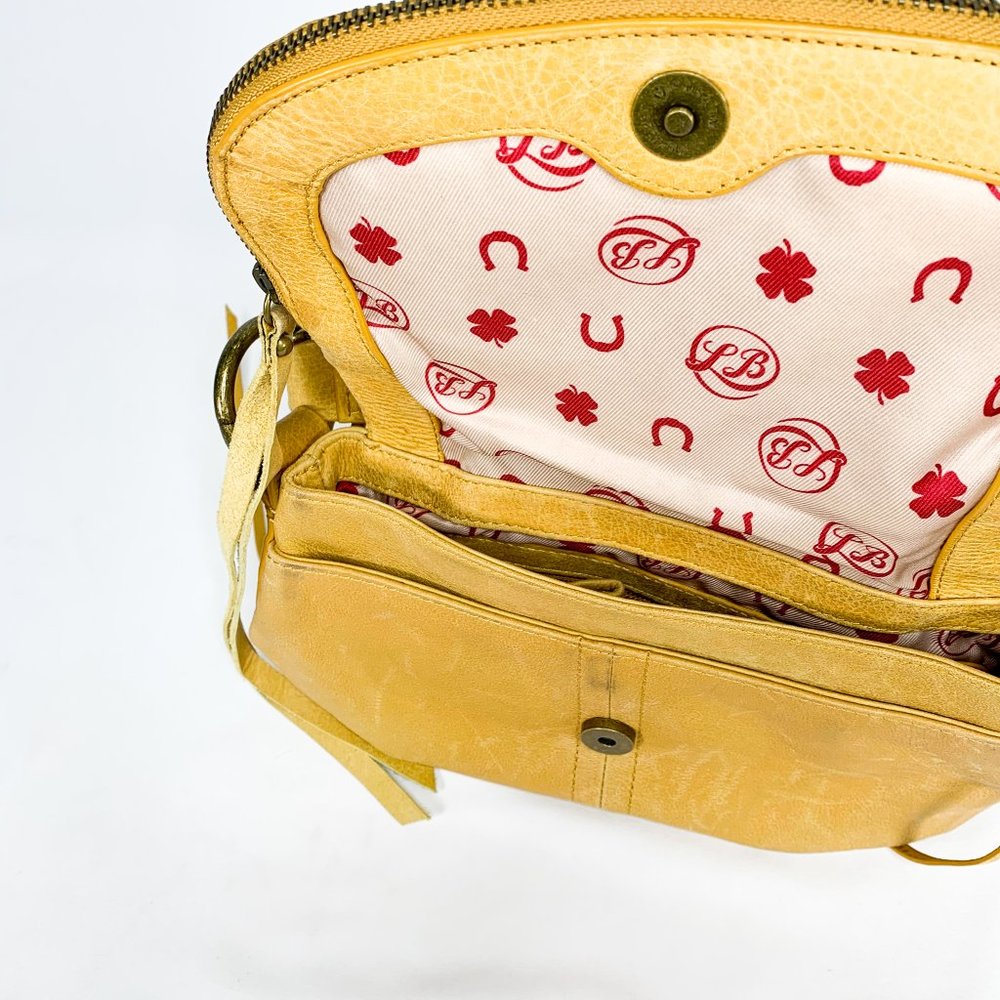 LUCKY BRAND Yellow Flap Crossbody Bag - Picture 9 of 11